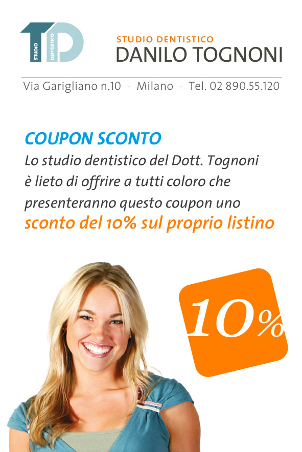 coupon sconto dentista Tognoni